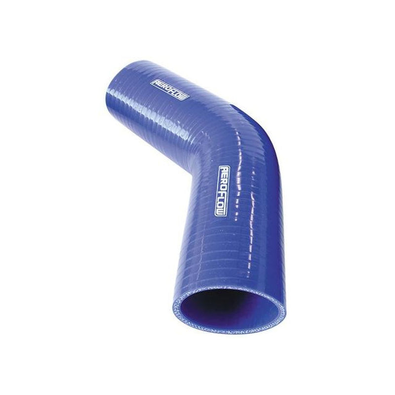 Aeroflow AF9002-400 Silicone Hose 45Deg; Blue 4.00" 102mm