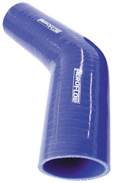 Aeroflow AF9002-250-200 Silicone Hose Reducer 45Deg Blue