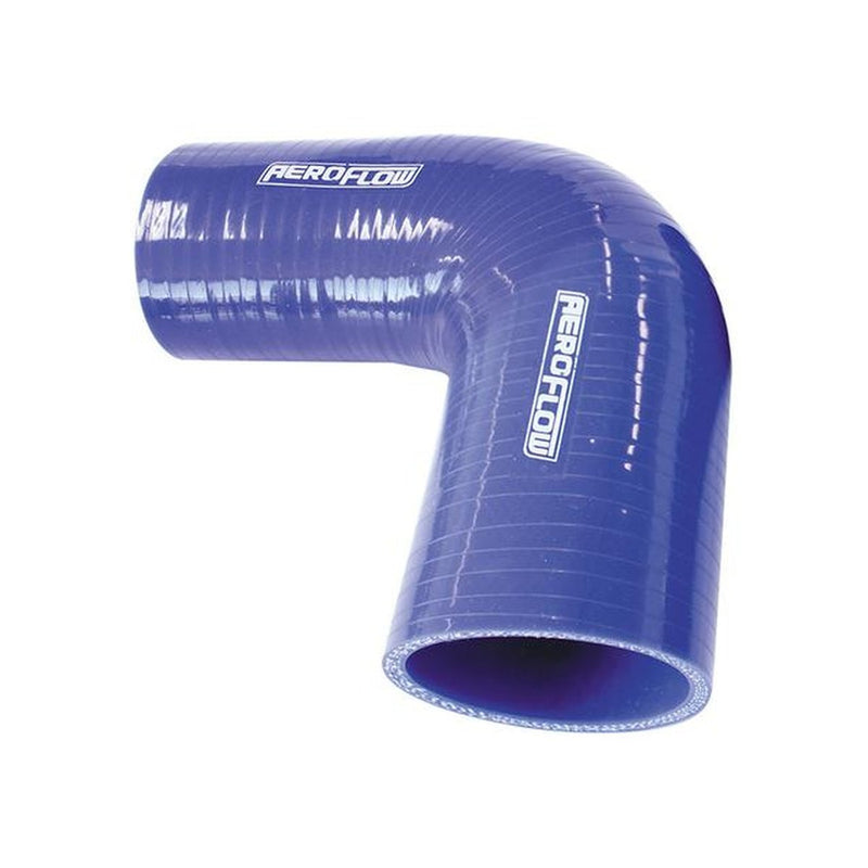 Aeroflow Silicone Hose Reducer 90 Deg Blue ID 1.00-.70"