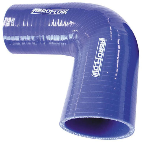 Aeroflow AF9003-300-250 Silicone Hose Reducer 90Deg; Blue