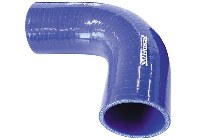 Aeroflow AF9003-300 Silicone Hose 90Deg; Blue 3.00" 76mm