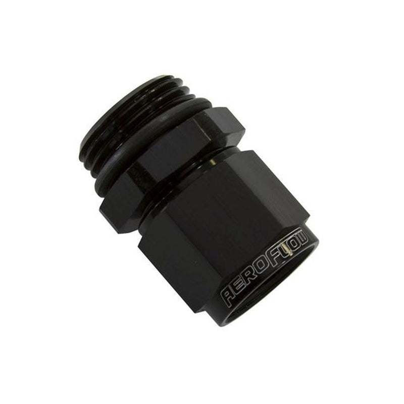 Aeroflow AF907-10-08BLK -8ORB To Female -10 Swivel Nut
