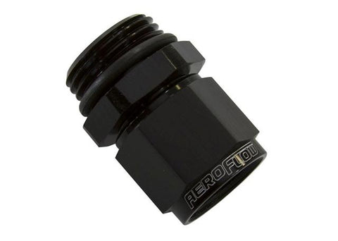 Aeroflow AF907-06-10BLK -1ORB To Female -6 Swivel Nut
