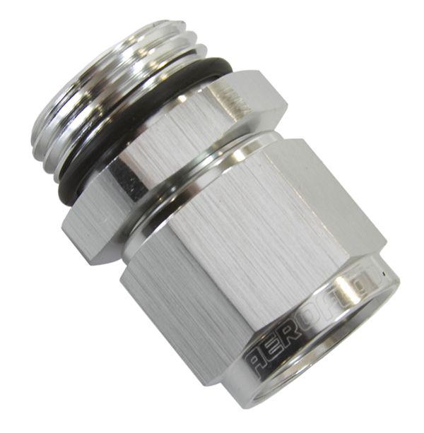 Aeroflow AF907-10S -10ORB To Female -10 Swivel Nut Silver
