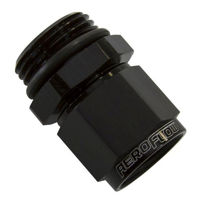 Aeroflow AF907-08-10BLK -1ORB To Female -8 Swivel Nut