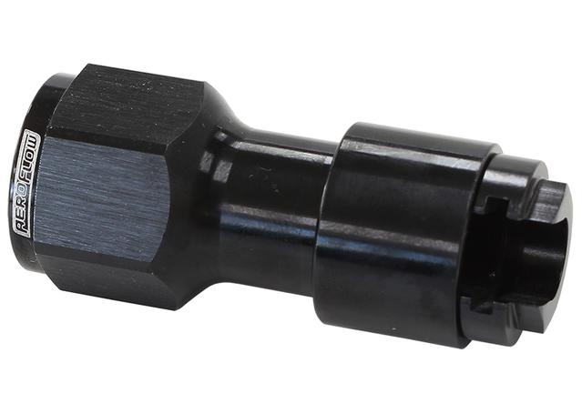 Aeroflow AF908-08-02BLK 3/8" Push On EFI To -8ORB Port