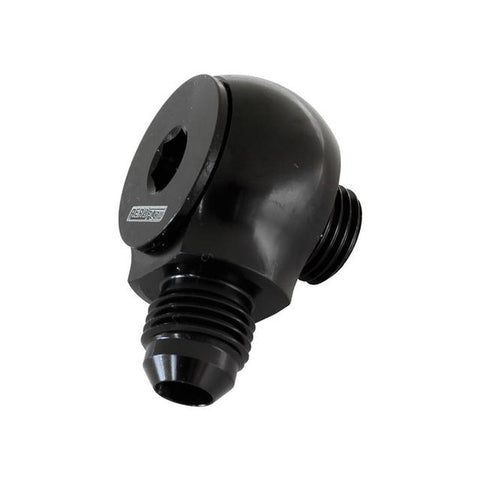 Aeroflow AF909-08BLK Slimline -8ORB To -8AN 90Deg fits