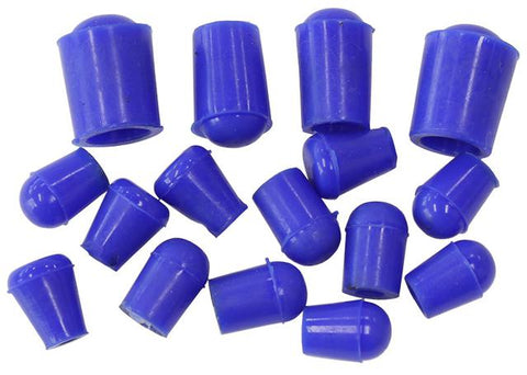 Aeroflow Vac Blank Off Plugs (16) Blue 4X 1/8, 3/16,1/4