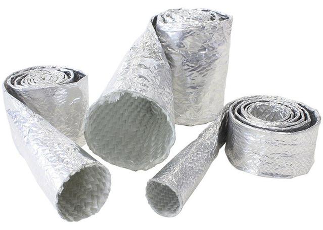 Aeroflow AF91-5002 Aluminised Sleeve 1-1/8-1-1/2" Silver