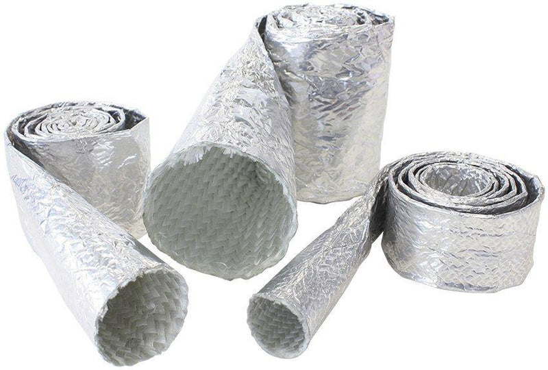 Aeroflow AF91-5001 Aluminised Heat Sleeve 5/8"-1" Silver