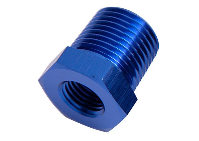 Aeroflow AF912-04-02 Npt Pipe Reducer 1/4" To 1/8" Blue