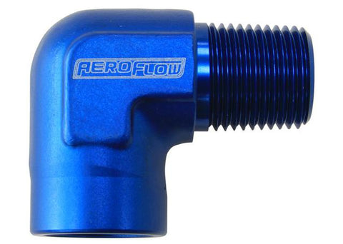 Aeroflow AF914-06 90Deg Female - Male Elbow 3/8 Npt