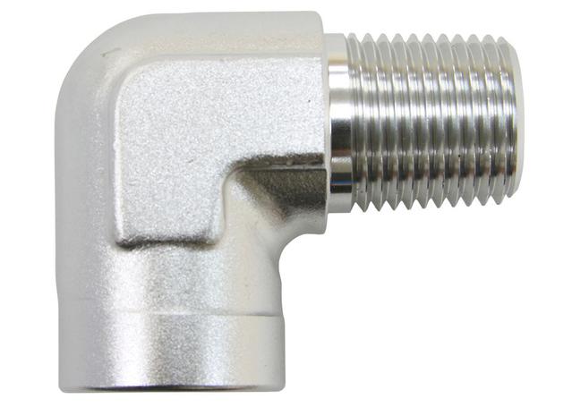 Aeroflow AF914-02S 90Deg Female - Male Elbow 1/8 Npt