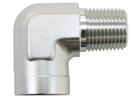 Aeroflow AF914-04S 90Deg Female - Male Elbow 1/4 Npt