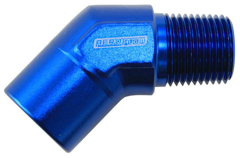 Aeroflow AF915-02 45Deg Female - Male Elbow 1/8 Npt