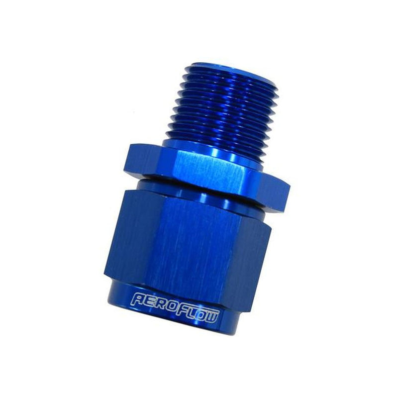 Aeroflow AF916-08-08 1/2" Npt To -8AN Female Nut Blue