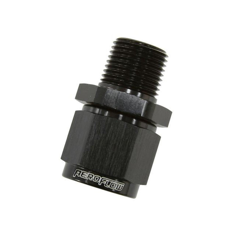 Aeroflow AF916-08-08BLK 1/2" Npt To -8AN Female Nut Black