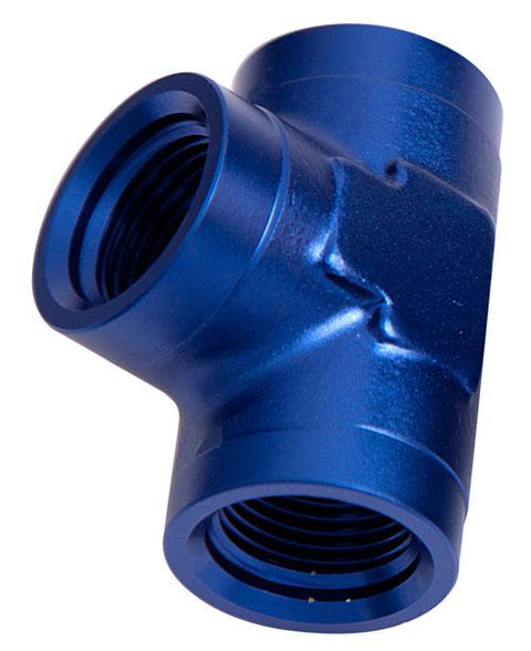 Aeroflow AF917-02 Female Pipe Tee 1/8" NPT Blue Female