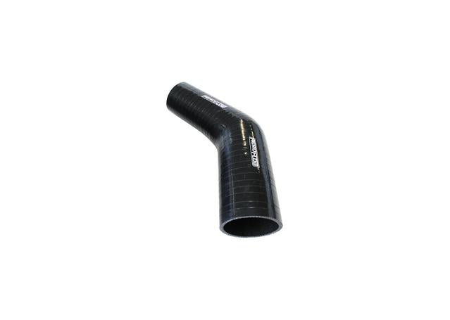 Aeroflow Silicone Hose Reducer 45Deg; Black 3.75-3.00"