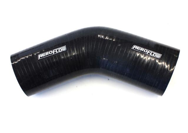 Aeroflow AF9202-400-350 Silicone Hose Reducer 45Deg;