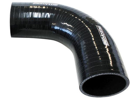 Aeroflow AF9203-075 Silicone Hose 90Deg; Black I.D .75"