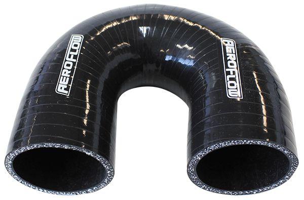 Aeroflow AF9206-300 Silicone Hose 180 Deg; Black I.D