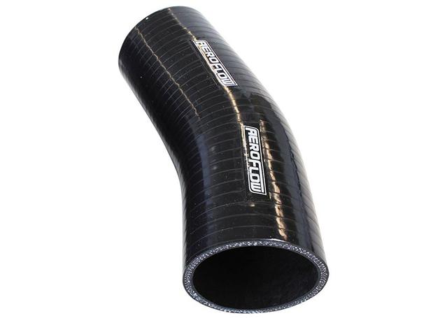 Aeroflow AF9207-225 Silicone Hose 23 Deg; Black I.D 2.25"