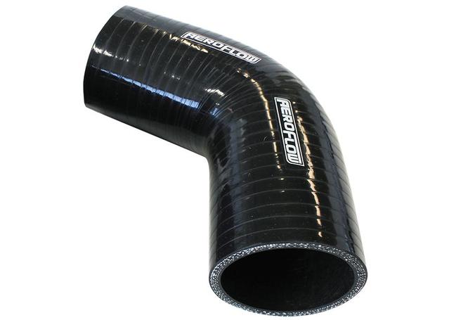 Aeroflow AF9208-400 Silicone Hose 67 Deg; Black I.D 4.00"