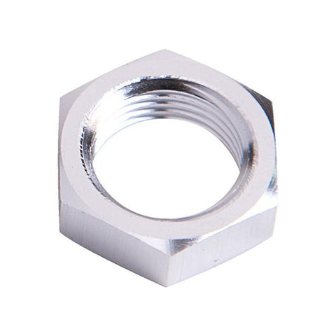Aeroflow AF924-08S Bulkhead Nut -8AN Silver Single Nut