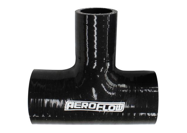 Aeroflow Silicone T Piece 3" 76mm I.D x 1" 25mm Side Leg