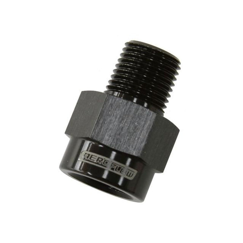 Aeroflow AF925-04-04BLK 1/8" Bsp Male To 1/8" Npt Female
