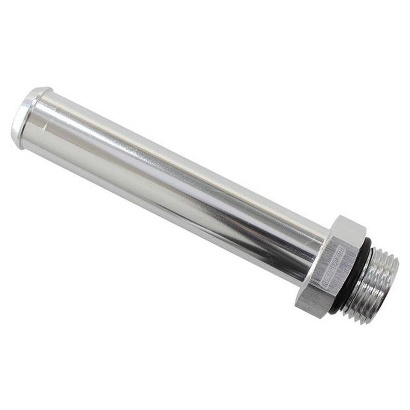 Aeroflow AF926-12-08S -8ORB To 19mm Barb Silver 100mm Oal