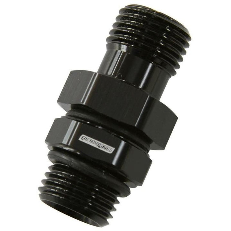 Aeroflow AF929-08BLK -8ORB Swivel Male To Male Black