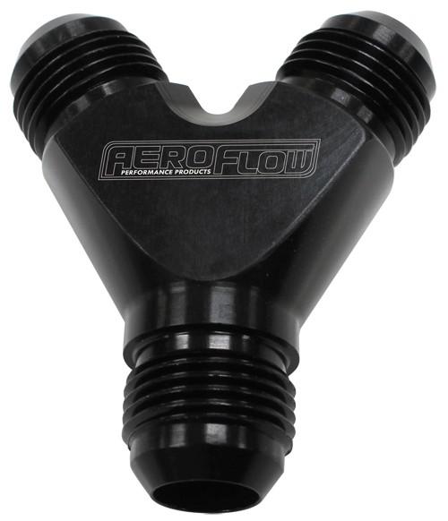 Aeroflow AF930-10-10BLK Y Block -10AN Black 3x -10an