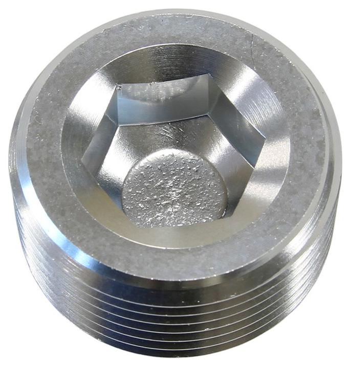 Aeroflow AF932-04S Npt Plug 1/4" Silver 1/4" Npt