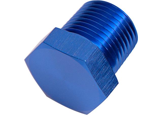 Aeroflow AF933-12 Npt Hex Head Plug 3/4" Npt Blue