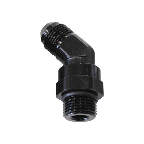 Aeroflow AF945-16BLK Male -16ORB 45 To -16AN Male Black