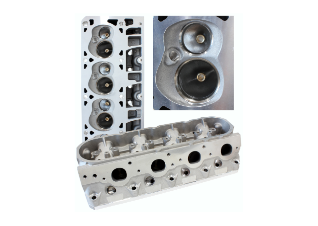 Aeroflow 276cc Alloy Heads Bare 70cc 2.165"/1.60" Valve 4
