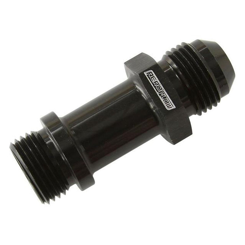 Aeroflow AF953-06BLK -6ORB To Male -6AN Extension Black