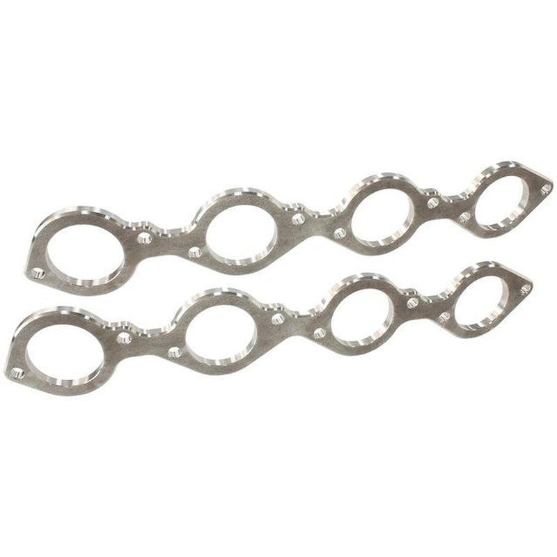 Aeroflow Header Flanges Set 2-1/4" Round Port Fits BBC