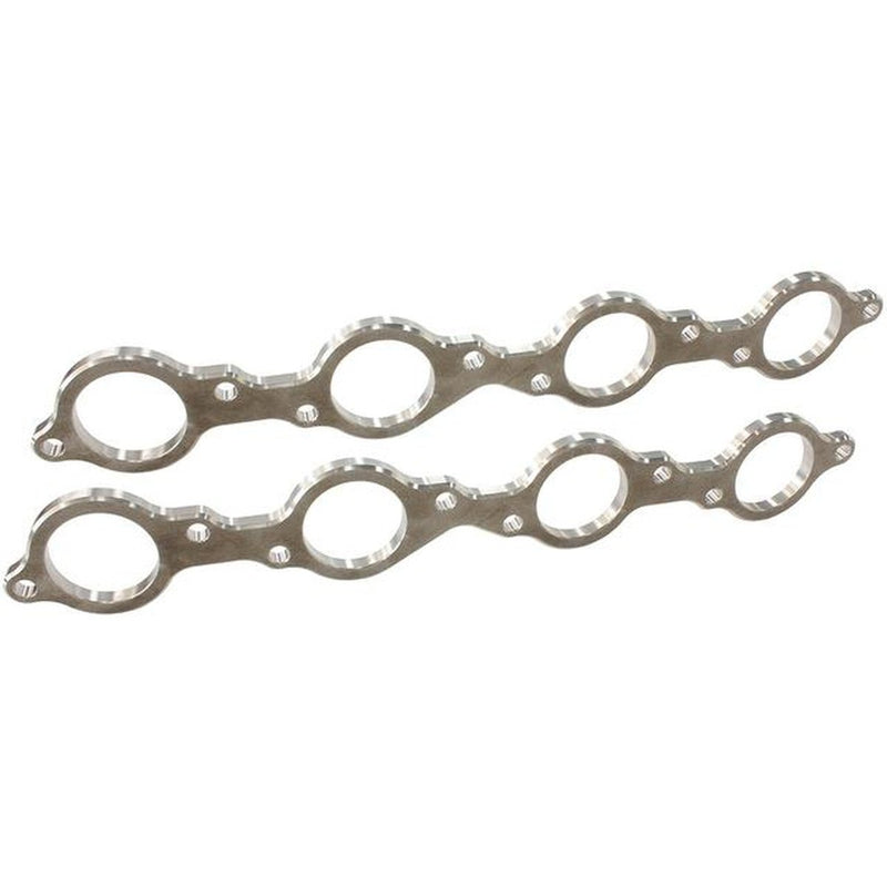 Aeroflow Header Flanges Set 2" Round Port Fits BBC
