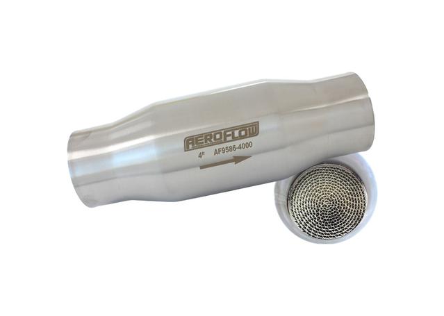 Aeroflow Metallic Catalytic Converter 4"O.D 50 Cell