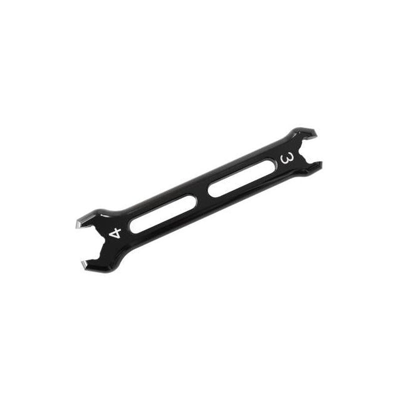 Aeroflow Double Ended Pro Spanner -3AN To -4AN Black
