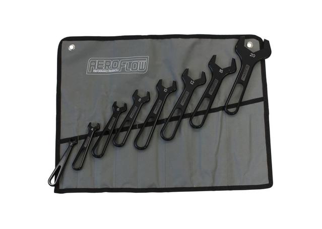 Aeroflow AF98-2255 Alloy Pro Wrench 7pc -3AN to -16AN Pro