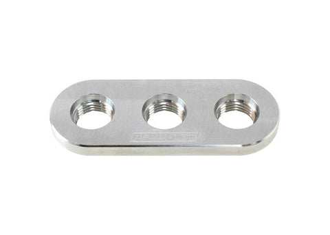 Aeroflow Weld-In Alloy Plate 3 x -6ORB Female