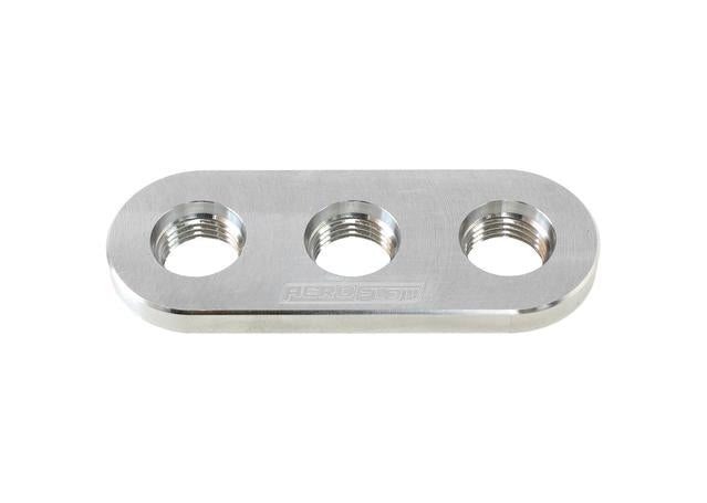 Aeroflow Weld-In Alloy Plate 3 x -6ORB Female