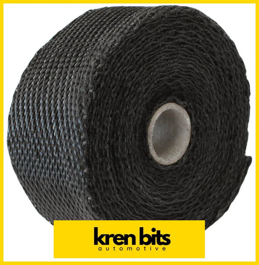 Aeroflow Exhaust Insulation Wrap 2’’ Wide 15ft Length Black Titanium AF91-3015