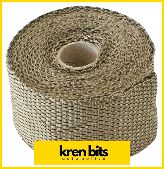 Aeroflow Exhaust Insulation Wrap 2’’ Wide 15ft Length Titanium AF91-3011