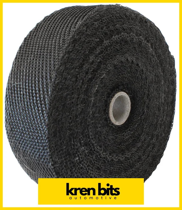 Aeroflow Exhaust Insulation Wrap 2’’ Wide 50ft Length Black Titanium AF91-3013