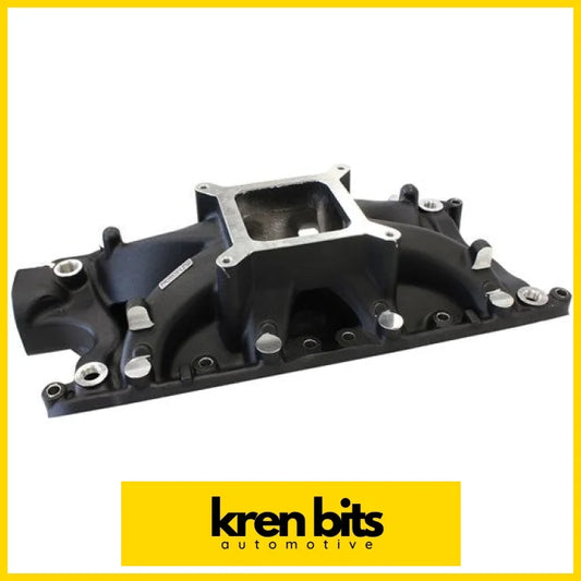 Aeroflow Ford 289-302W Hi-Rise Single Plane Intake Manifold Black Finish AF6200-2002 intake manifold